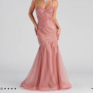 Brand New Windsor Formal Embroidered Ball Gown